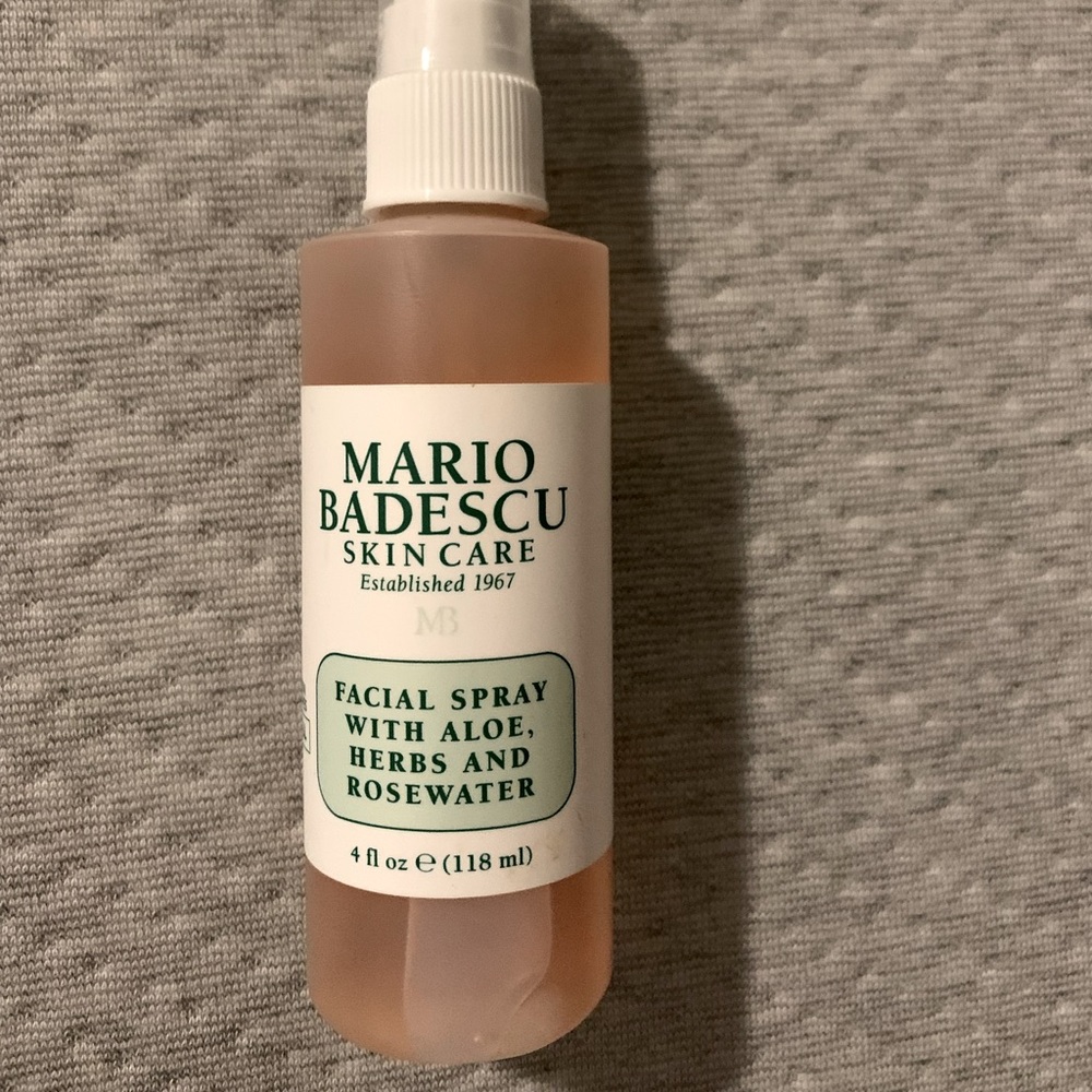 New Mario Badescu skin care facial spray with aloe, herbs and rose water